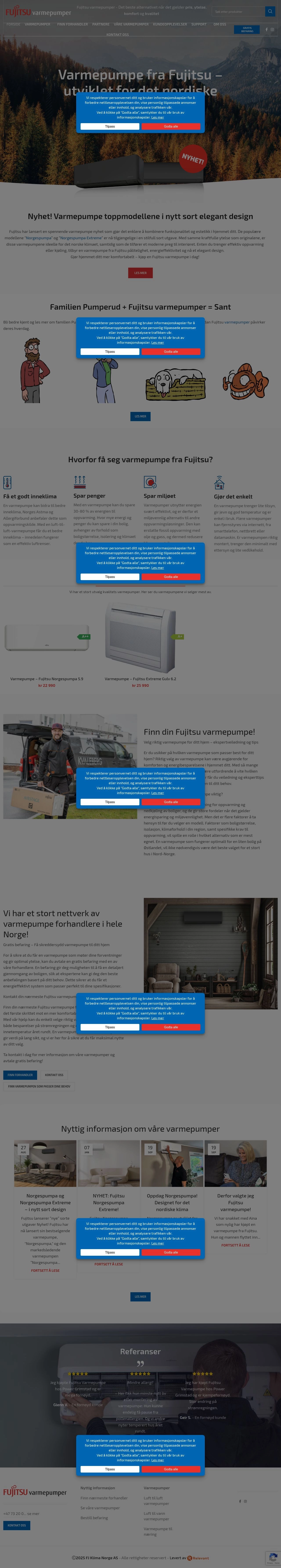 Fujitsu Varmepumper