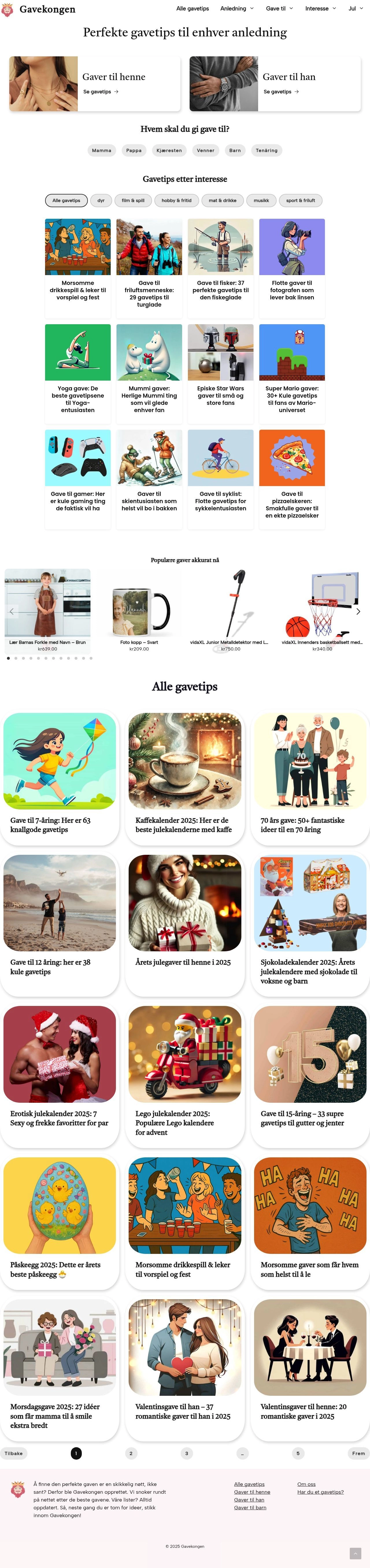 Skjermbilde av Gavekongen