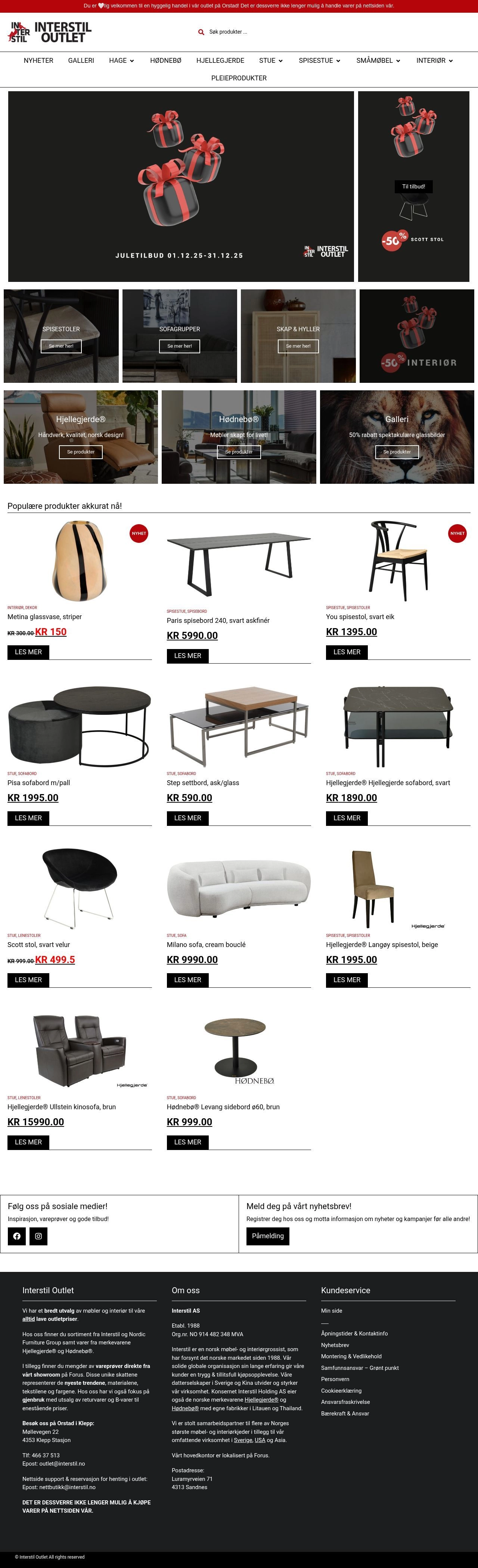 Interstil Outlet | Klepp Stasjon
