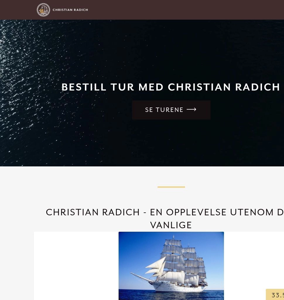 Skjermbilde av Christian Radich